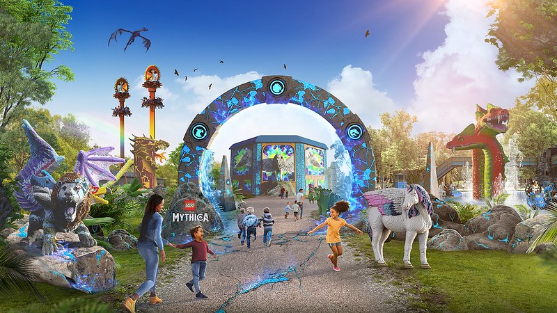 Artist impression of LEGO MYTHICA World of Mythical Creatures
