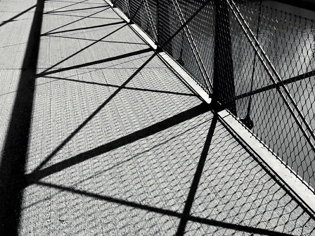 shadows on the bridge