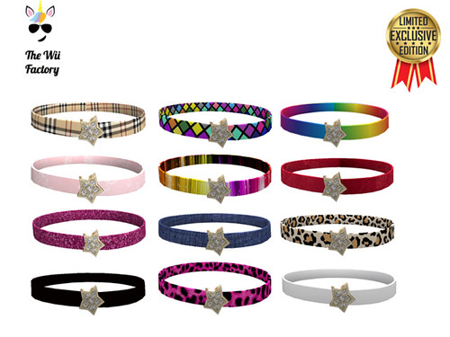 :TWF: Choker Star with HUD (12 colors) | by The Wii Factory