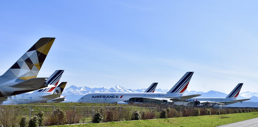Ossun (Aéroport de Tarbes-Lourdes Pyrénées) - Airbus A380 - 10/03/21