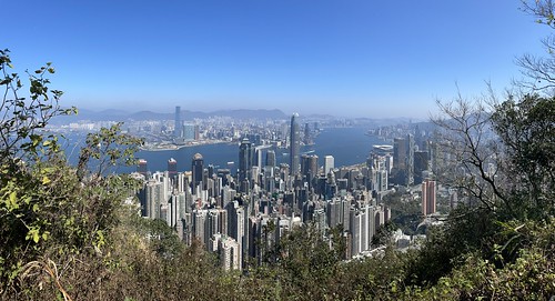 hongkong landscape skyline harbour