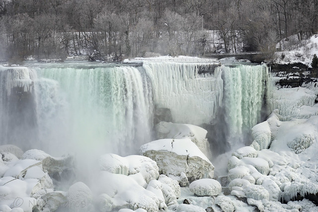 Winter wonderland at Niagara Falls-