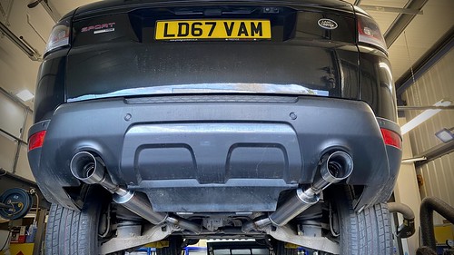 Land Rover Series 3 stainless steel exhaust