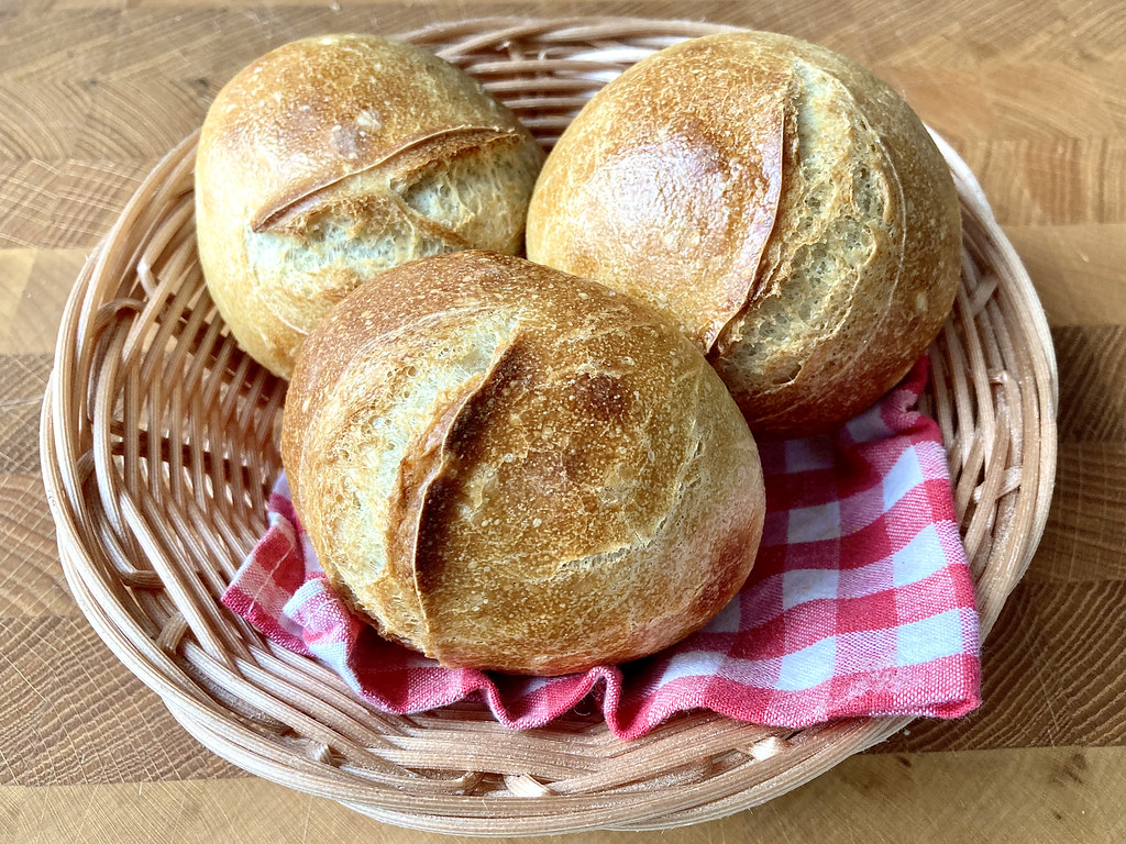 Weizen-Dinkelbrötchen mit Lievito Madre | Weizen-Dinkelbrötc… | Flickr