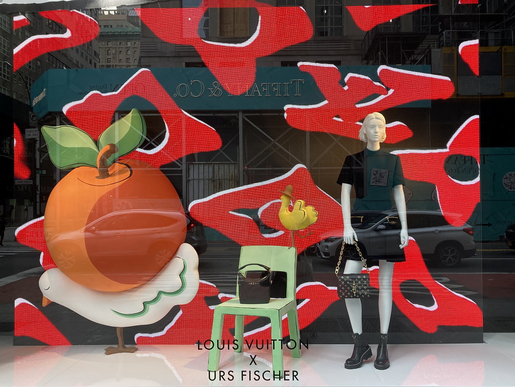Urs Fischer 3, A Louis Vuitton window display for its colla…