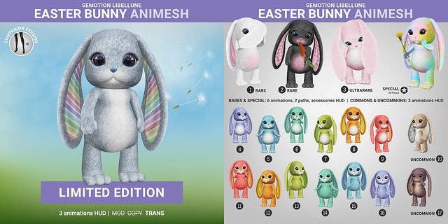 SEmotion Libellune Easter Bunny Animesh