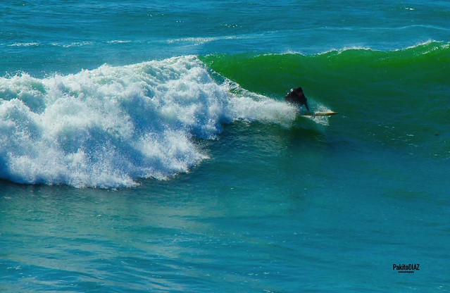 Practicando Surf
