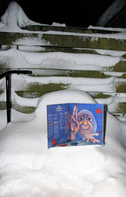 King Crimson vinyl LP at the back door. 1 December 2010.