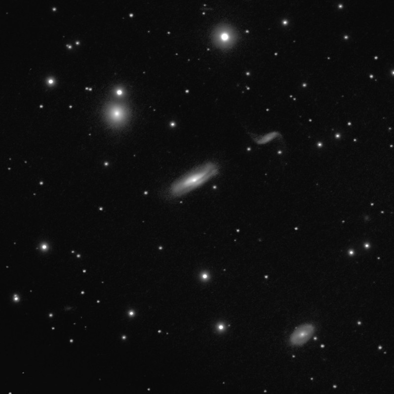 しし座4重銀河(NGC3190, NGC3193, NGC3187, NGC3185) (2021/3/14 20:45)