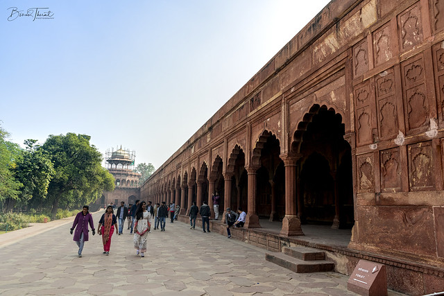 Near Entrance of Taj Mahal - Right Side