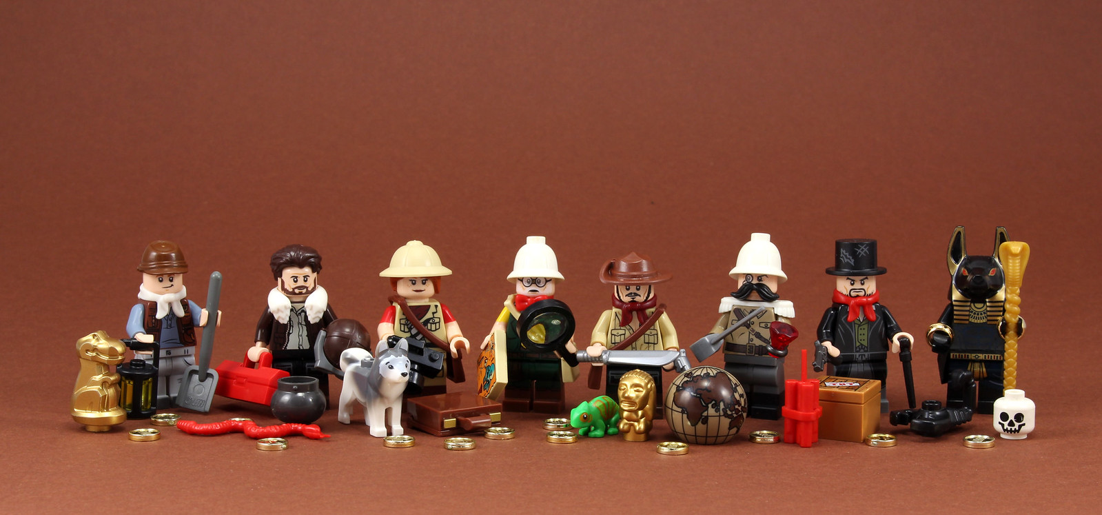 LEGO Adventurers redux, From the left: Mike, Harry Cane, Pi…
