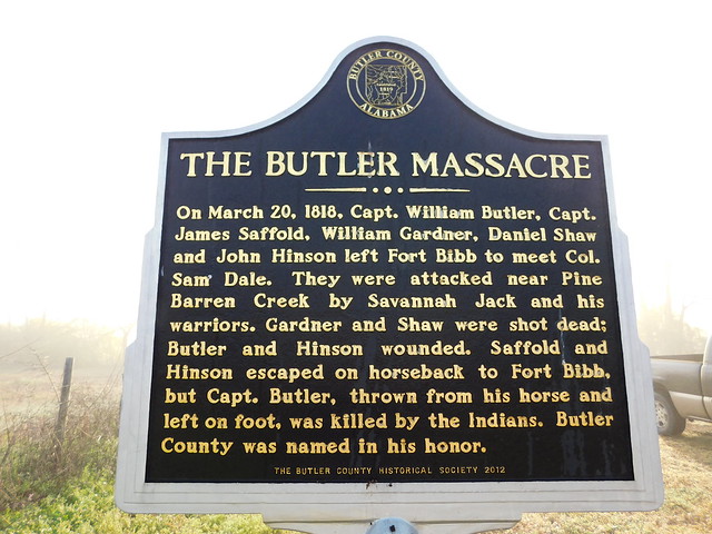 The Butler Massacre Historic Marker