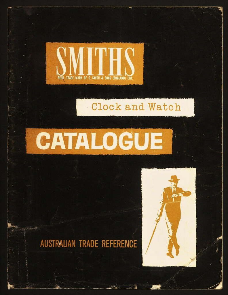 Smiths Clock and Watch Catalogue -  1950s Australian Trade Reference book (1 of 9)