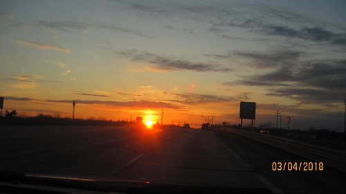 Sunset in a bridge by mcmauntay, sunset bridge sun flint flintmichigan michigan