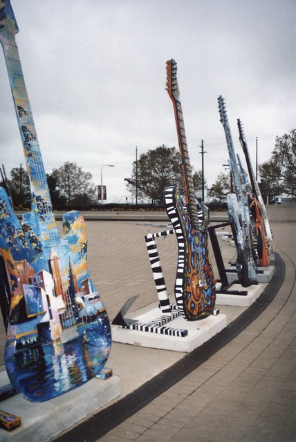 Rock and Roll Hall of Fame: Cleveland, Ohio - 1997 - Guitar  Painting  Theme
