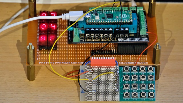 Resistor Keypad an Raspberry Pi Pico