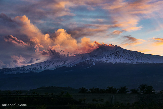 Mount Etna after Sundown