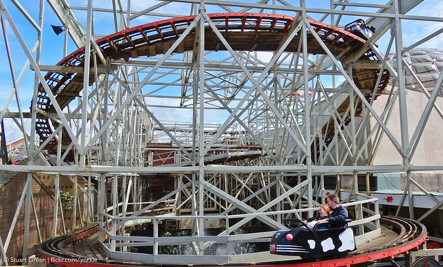 Wild Mouse, Upper Levels