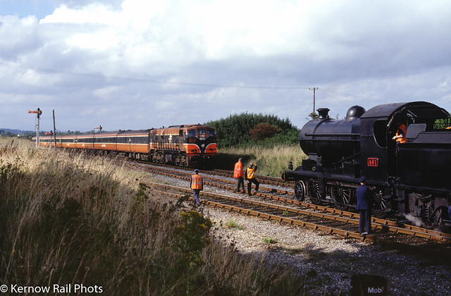 Passing Trains at Rosslare Strand
