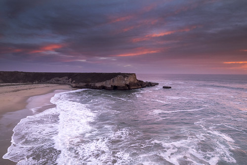 Sunset 17 by DY Pics, Sunset as seen along the bluffs over Bonny Doon Beach.beach bonnydoon california nikon z5 sunset sur