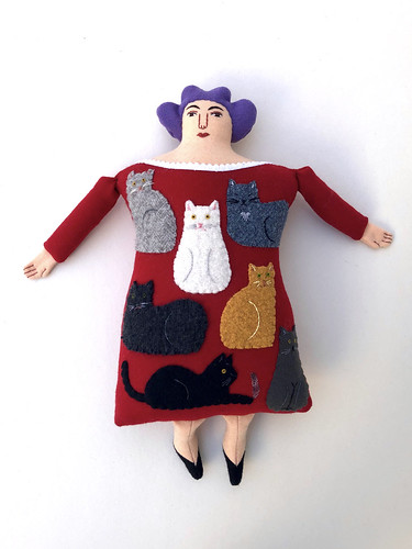 Cat Lady Pillow Doll | by Mimi K