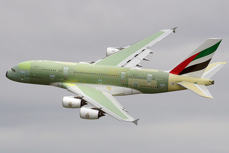 Last A380 ever made - First flight