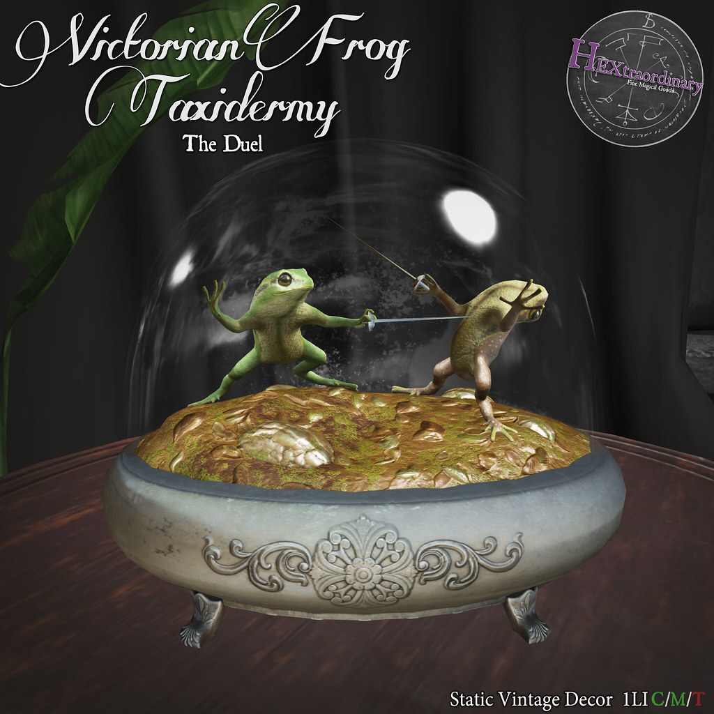 HEXtraordinary – Victorian Frog Taxidermy: The Duel – The Engine Room