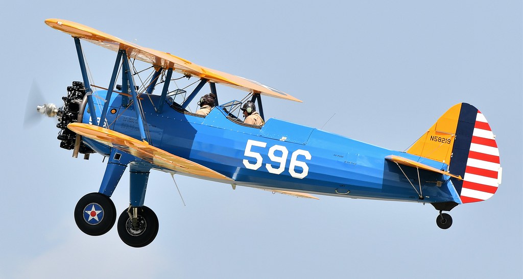 Boeing Stearman Kaydet PT-19 A75N1 N58219  75729 41-0969 USAAF