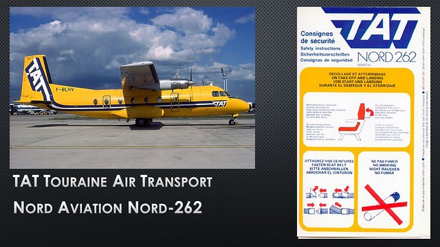 564_TAT Touraine Air Transport Nord Aviation Nord-262