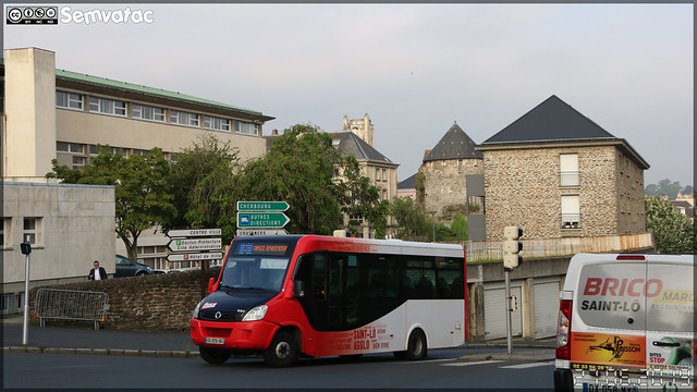 Vehixel Cytios Advance (Irisbus Daily) – Autocars Delcourt / Tusa (Transports Urbains Saint-Lô Agglo) ex Transdev Saint-Lô n°9303