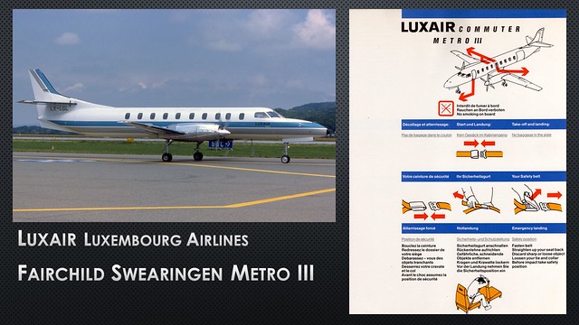 2815_Luxair Luxembourg Airlines Fairchild Metro III