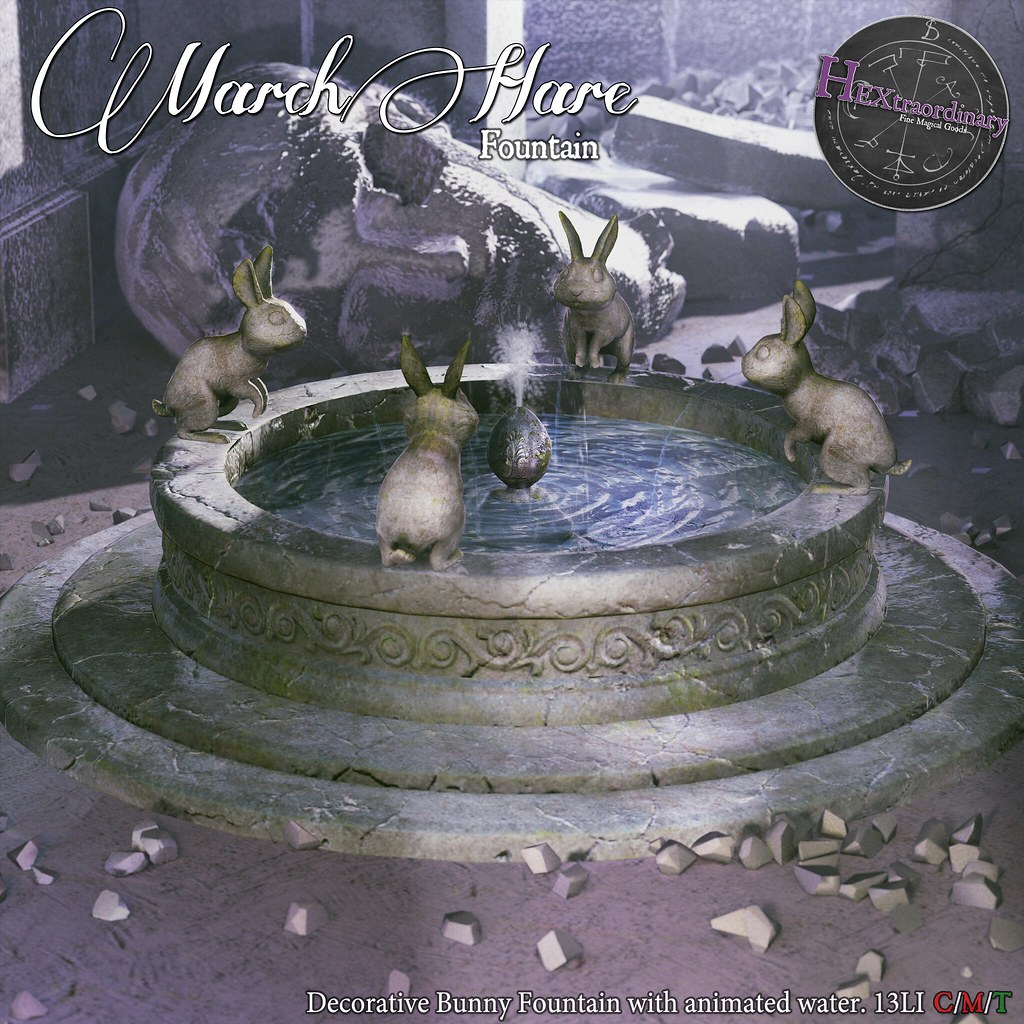 HEXtraordinary – March Hare Fountain – Bloom