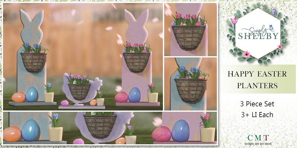 Simply Shelby Happy Easter Planters