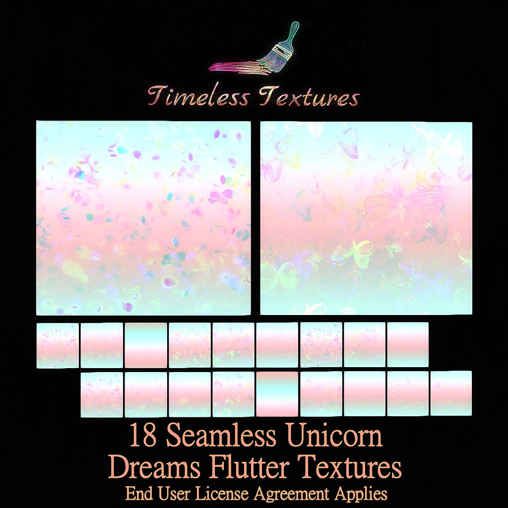 TT 18 Seamless Unicorn Dreams Flutter Timeless Textures