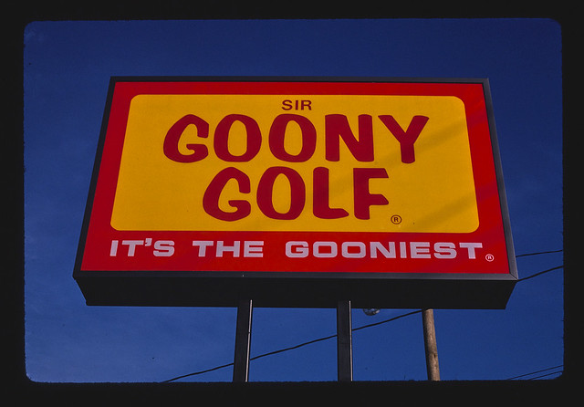 Sign, Sir Goony Golf, Independence Boulevard, Charlotte, North Carolina (LOC)