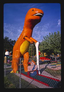 Dinosaur, Sir Goony Golf, Independence Boulevard, Charlotte, North Carolina (LOC)