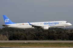 Air Europa Express ERJ-195-200LR EC-LFZ GRO 27/02/2021