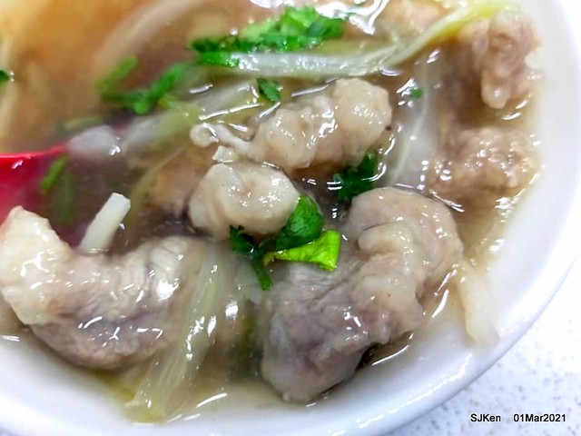 「永吉路30巷阿宗魚翅肉羹」(Pork thick soup & tempura), Taiwan light -dishes store, Taipei, Taiwan,  SJKen, Mar 1, 2021.