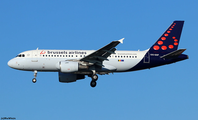 Brussels Airlines Airbus A319-111 OO-SSF