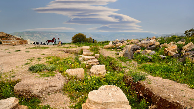 Ancient Roman City of Gadara (Umm-Qais) - Jordan.