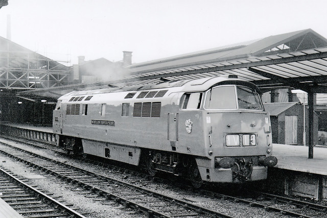 BR Swindon diesel-hydraulic D1000 WESTERN ENTERPRISE at Chester in 1962