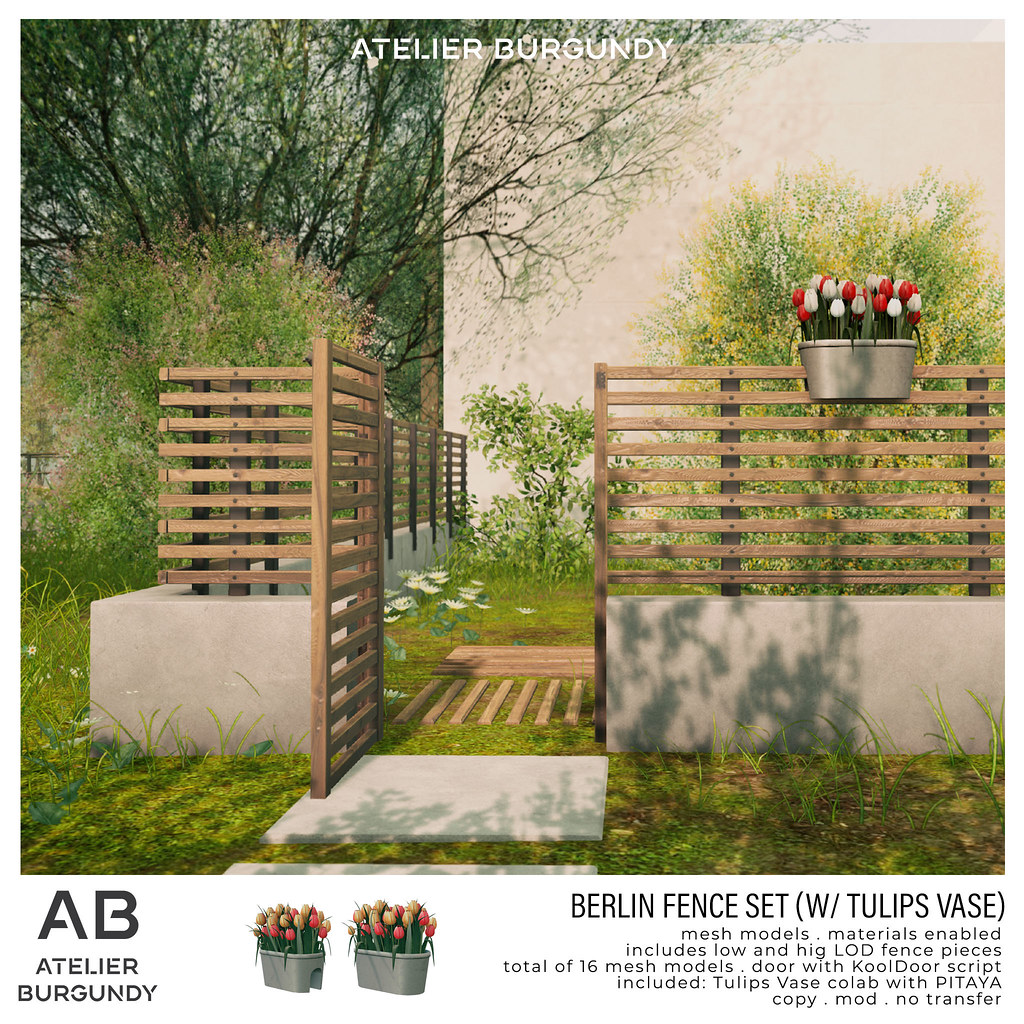 Atelier Burgundy . Berlin Fence