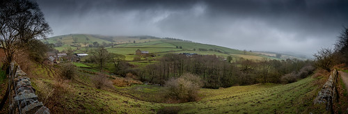 teggsnose farming england spring panorama landscape peakdistrict