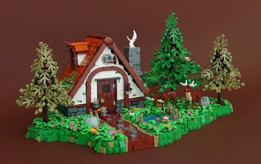 Idyllic forest house