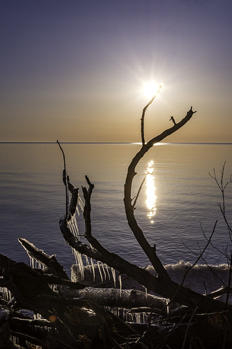 last traces of ice on the first day of spring - Lake Huron sunrise by TAC.Photography, 221b 3 - TAC_2000 - lr-psice spring lakehuron sunrise