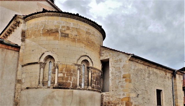 Turégano - Ábside románico Iglesia de Santiago - Segovia
