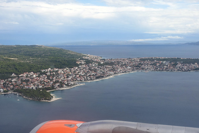 Approaching Split Airport (Zračna luka Split)