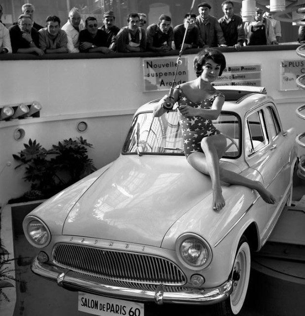 Simca aronde P60 salon de paris 1959