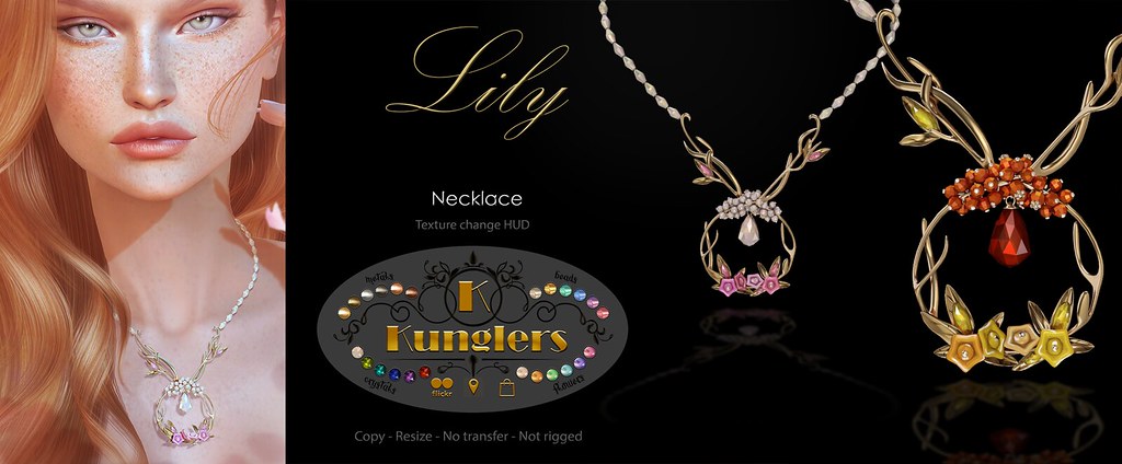 KUNGLERS – Lily necklace Vendor