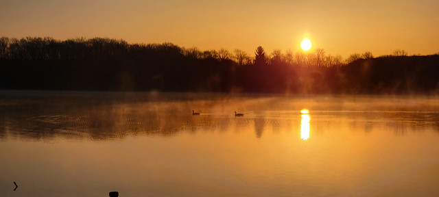 Sunrise at Burton Wetlands